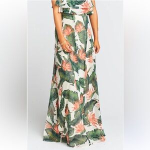 NWT Show Me Your Mumu Princess Di Maxi Skirt in Hacienda Floral XS